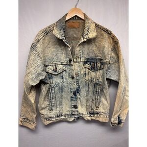 Levi's Trucker Jacket Men's Light Blue Long Sleeve Denim USA Vintage Crusty Dust